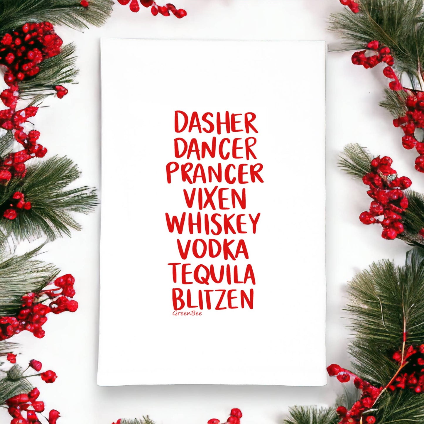 Festive Kitchen Towel | Tea Towels | Funny Dish Towles