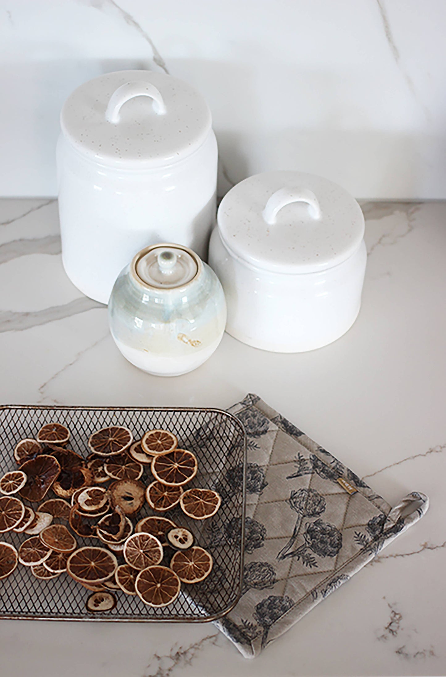 Pot Holder / Trivet Artichoke Charcoal