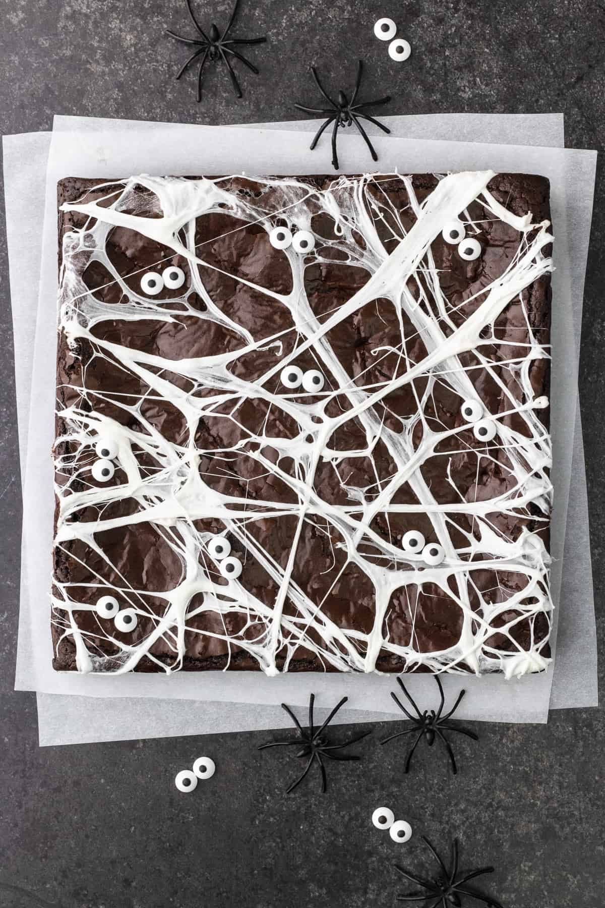 Jr. Chefs: Halloween Spiderweb Brownies