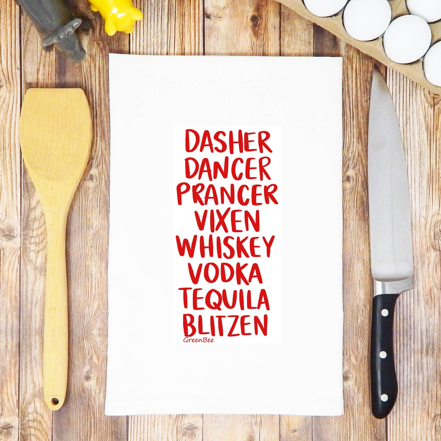 Festive Kitchen Towel | Tea Towels | Funny Dish Towles