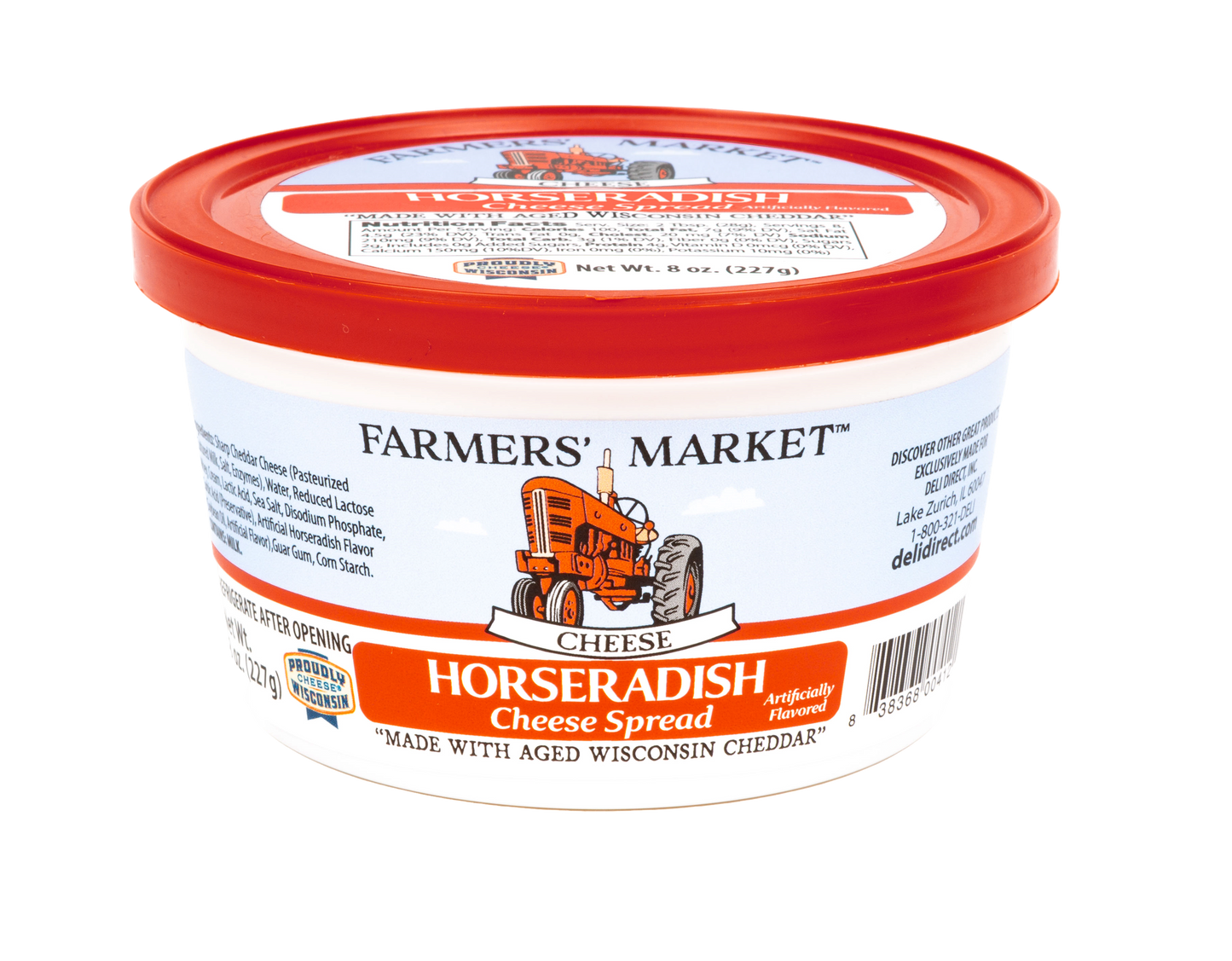 Wisconsin Cheese Spread Farmers Market Shelf Stable 8oz