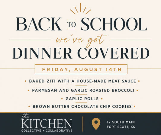 Back-to-School Dinner — Friday, August 14th