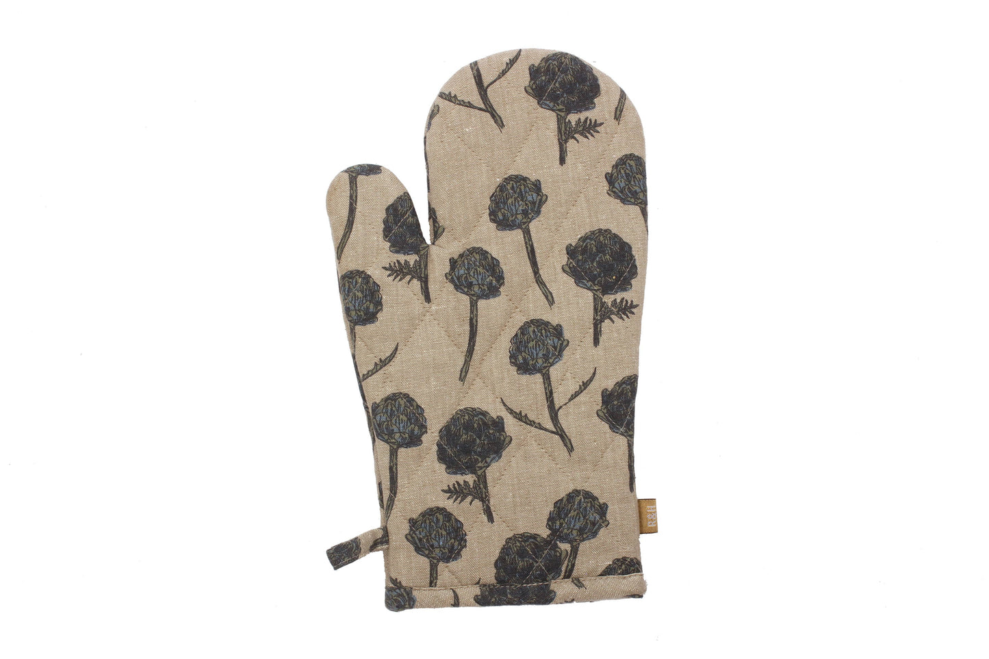 Oven Gloves Artichoke in Dark Slate