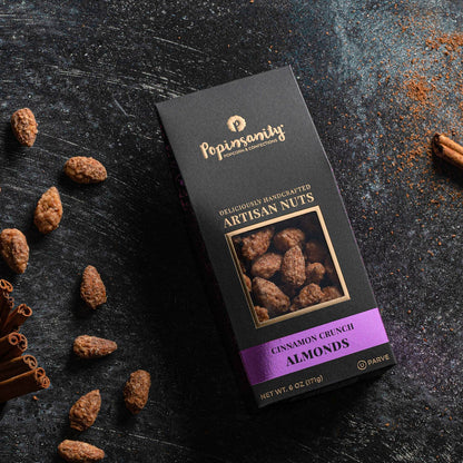 Cinnamon Crunch Almonds | Gourmet Candied Nuts | 6oz Box