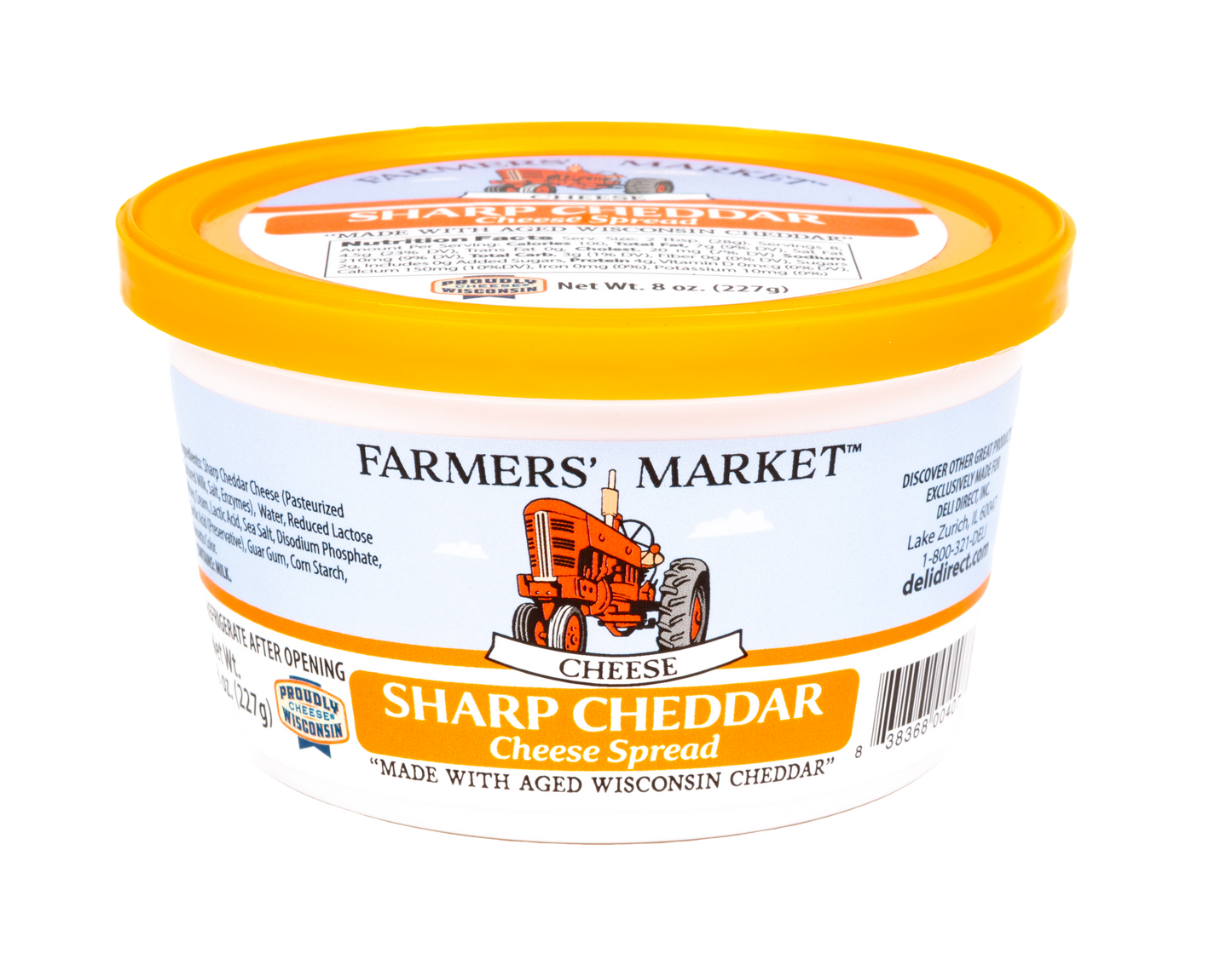 Wisconsin Cheese Spread Farmers Market Shelf Stable 8oz