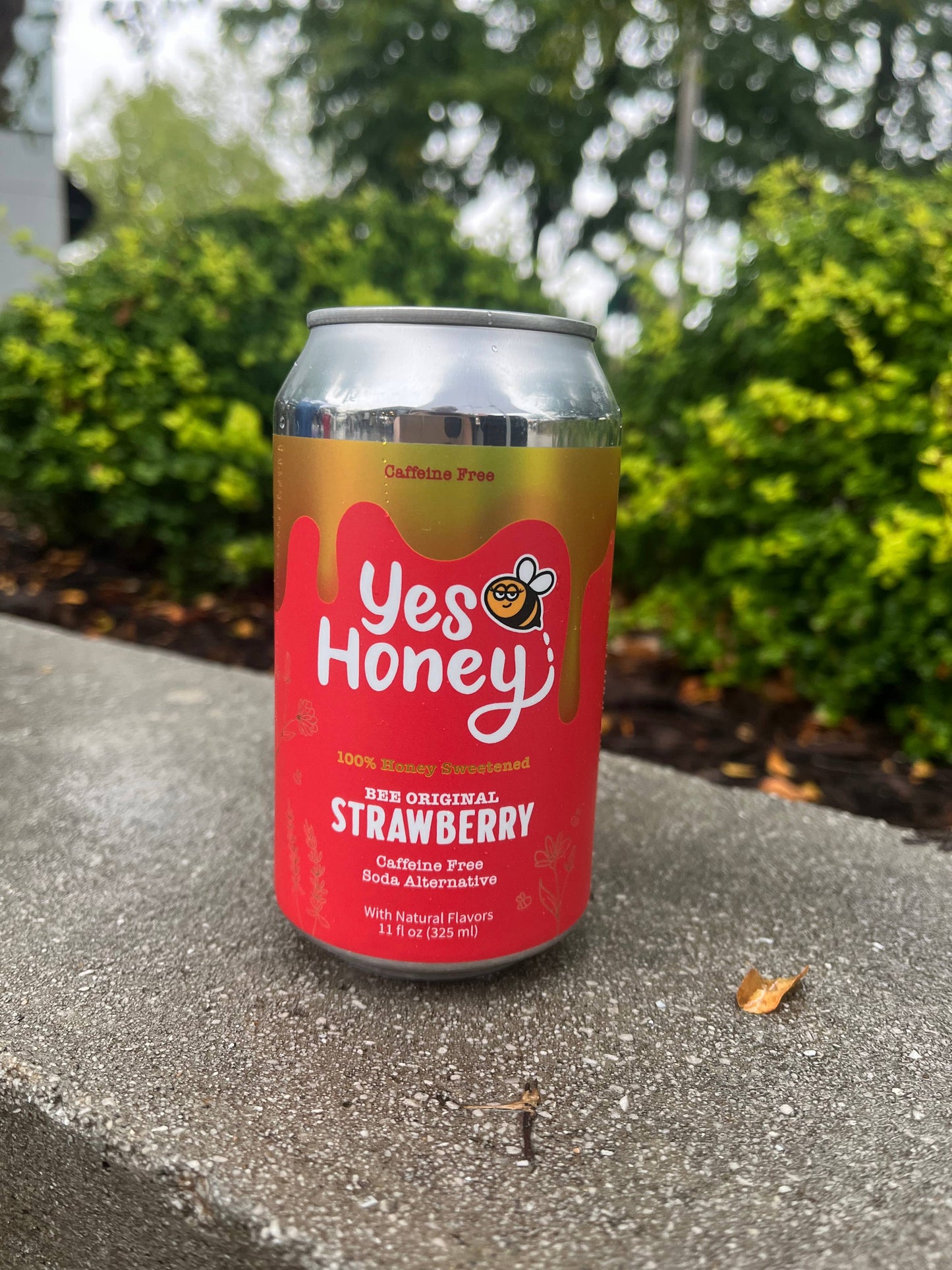 Yes Honey - 100 % Honey Sweetened Soda - Strawberry  