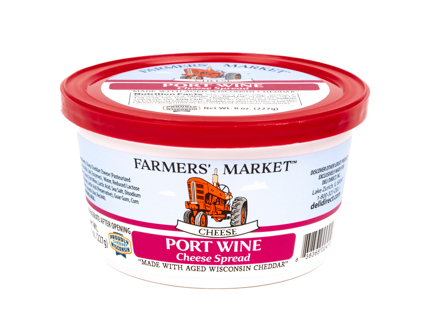 Wisconsin Cheese Spread Farmers Market Shelf Stable 8oz