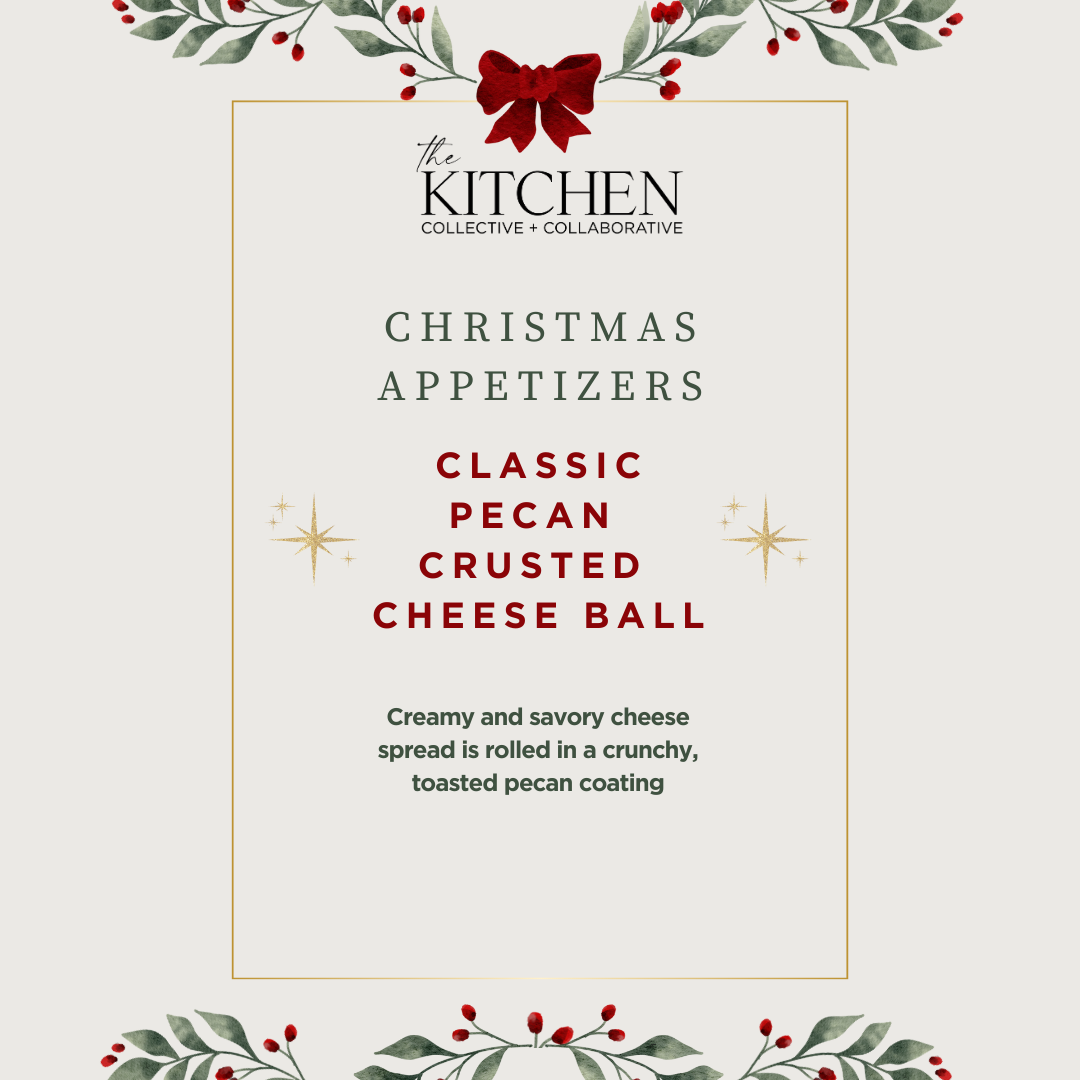 Classic Pecan Crusted Cheese Ball Christmas Preorder