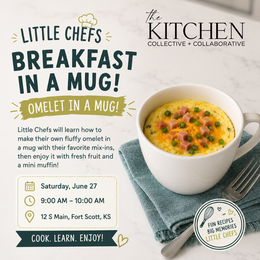 Little Chefs June Class: Omelet in a Mug