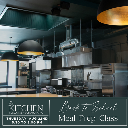 Back to School Freezer Meal Prep Class