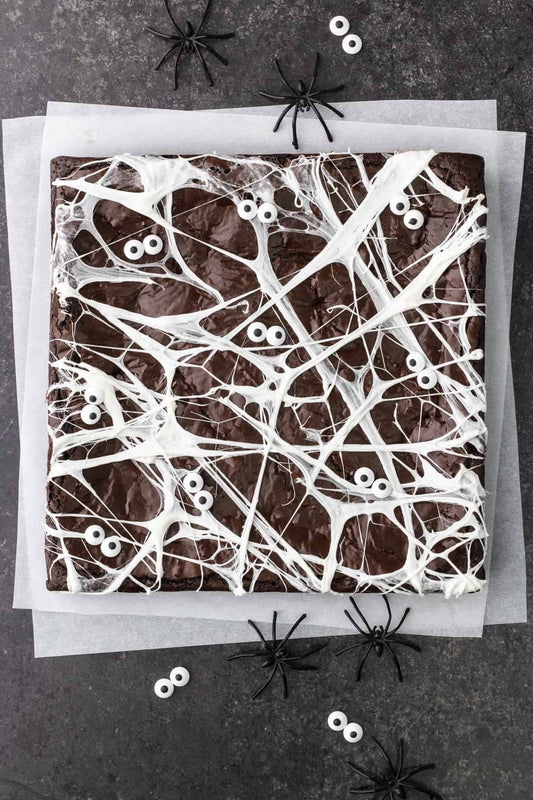 Jr. Chefs: Halloween Spiderweb Brownies