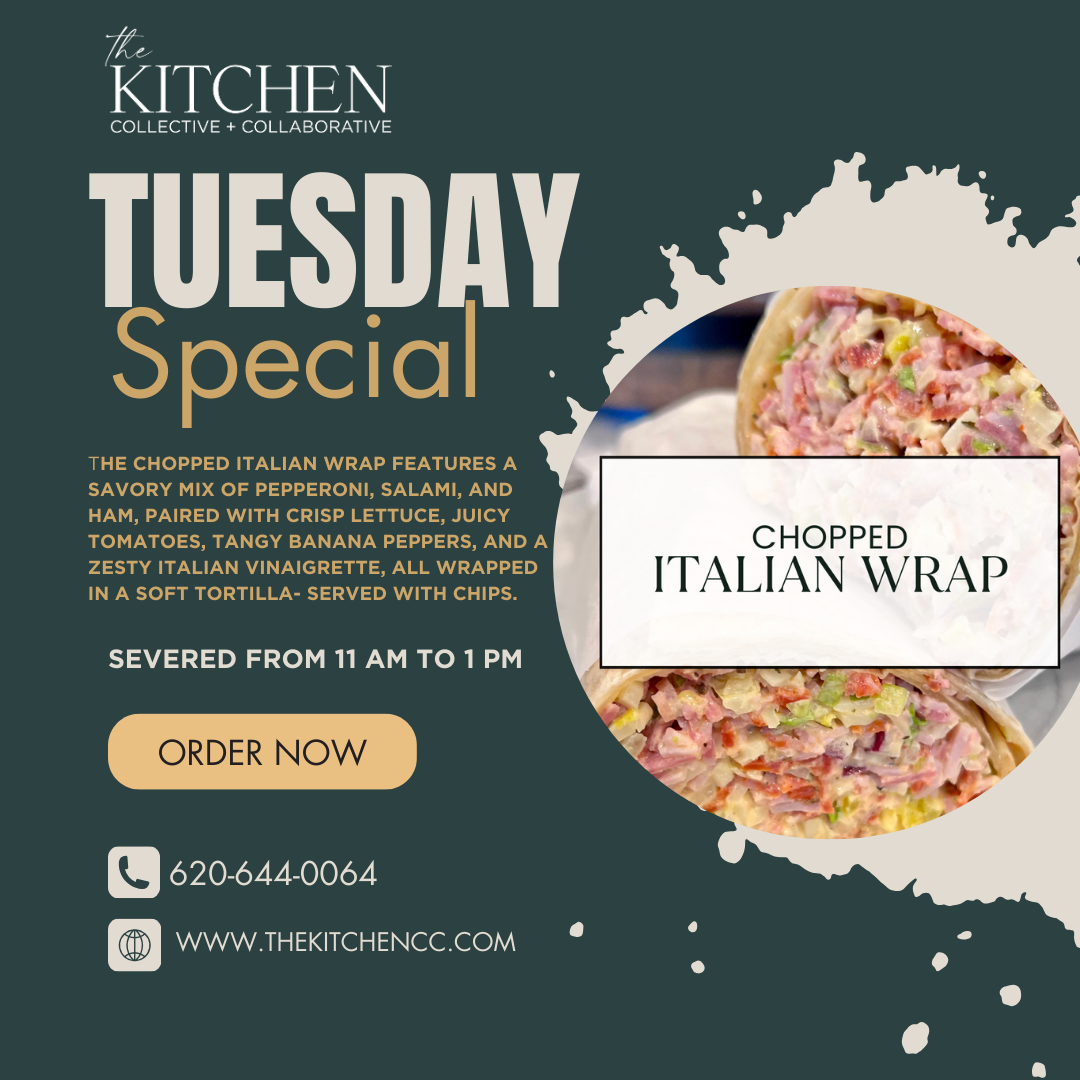 Chopped Italian Wrap Special Pre-order for March 6th