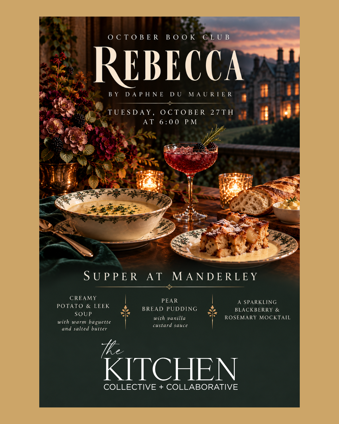 October Book Club Experience: Rebecca by Daphne du Maurier