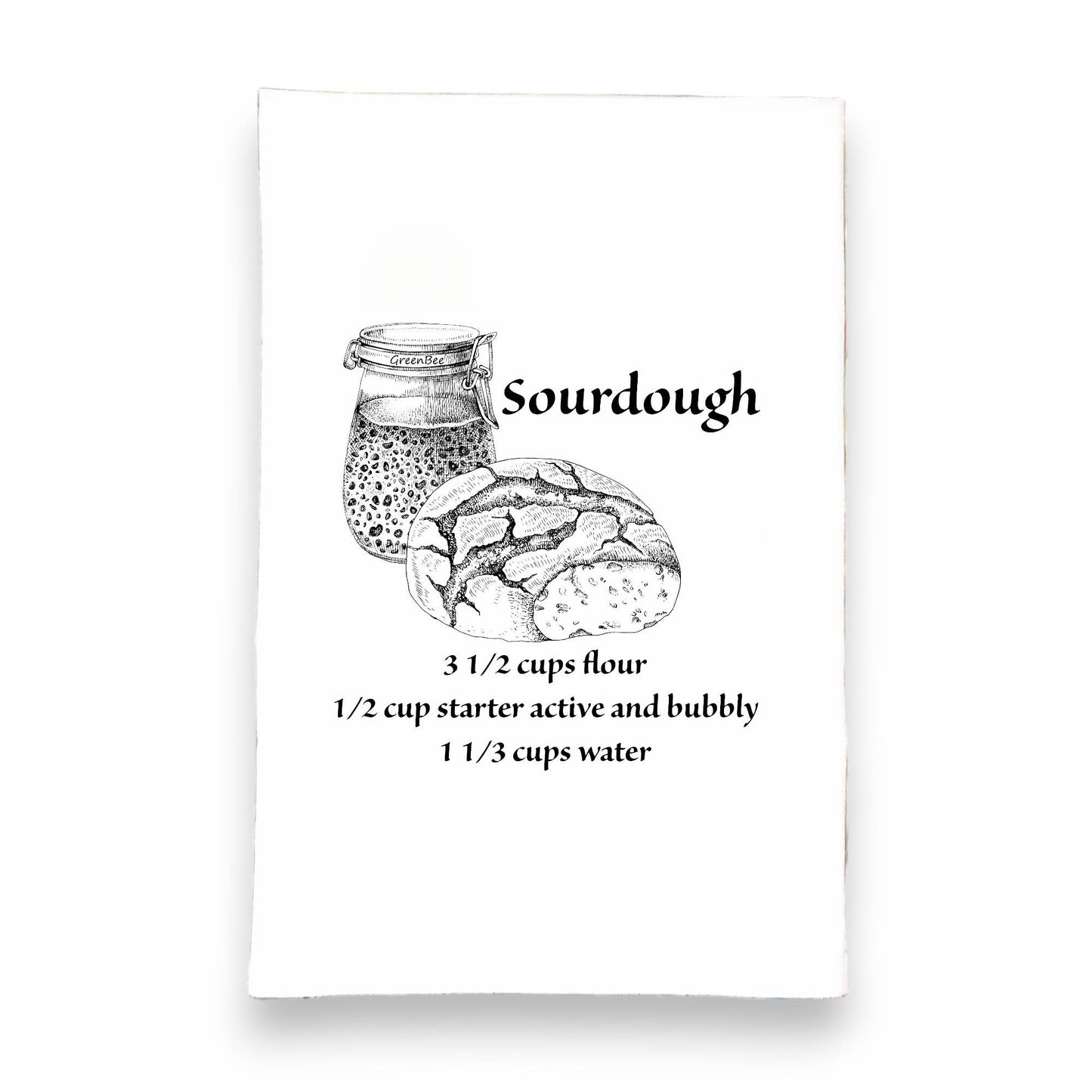 Sourdough Bread Recipe Kitchen Towel