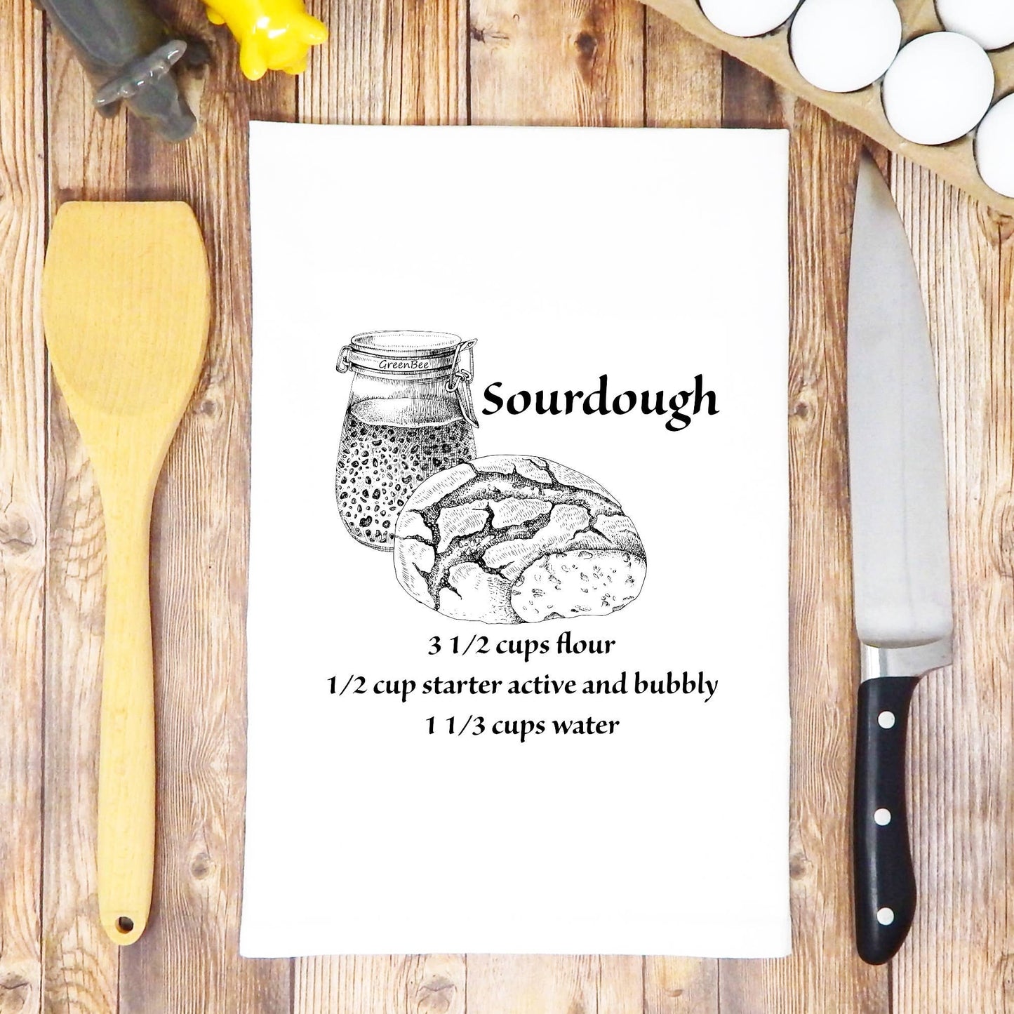 Sourdough Bread Recipe Kitchen Towel