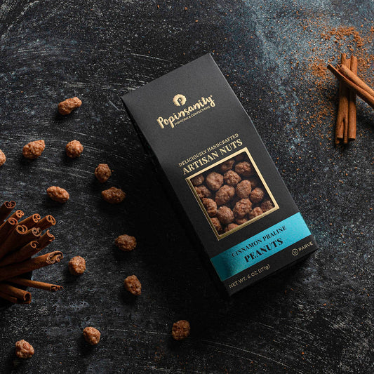 🆕 Cinnamon Praline Peanuts | Gourmet Candied Nuts Gift Box