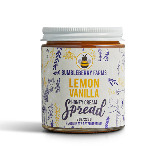 Lemon Vanilla Honey Cream Spread