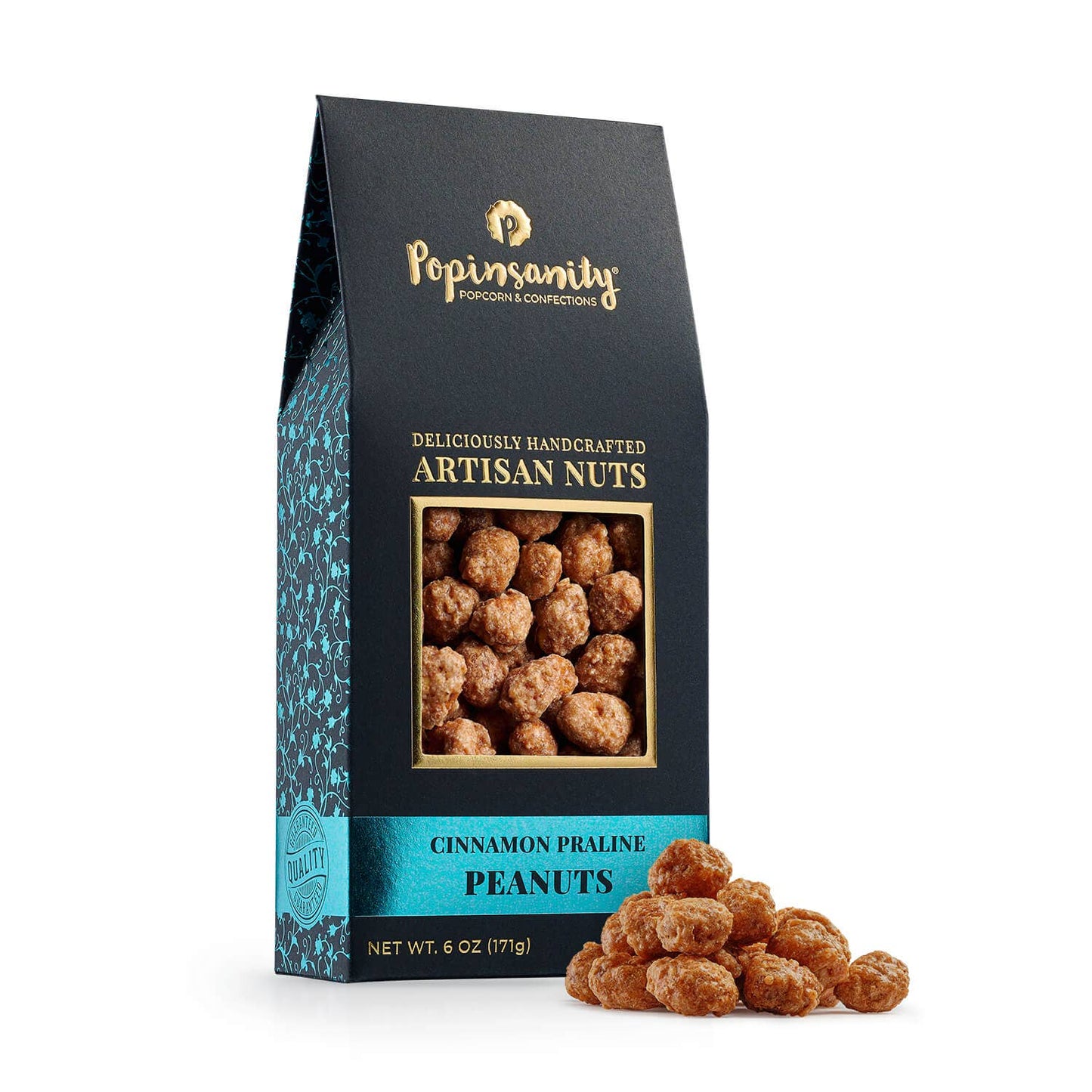 🆕 Cinnamon Praline Peanuts | Gourmet Candied Nuts Gift Box