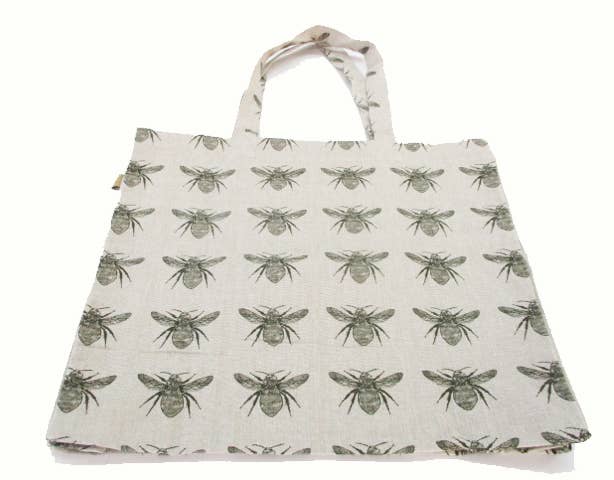 Honey Bee Tote Bag Olive Green