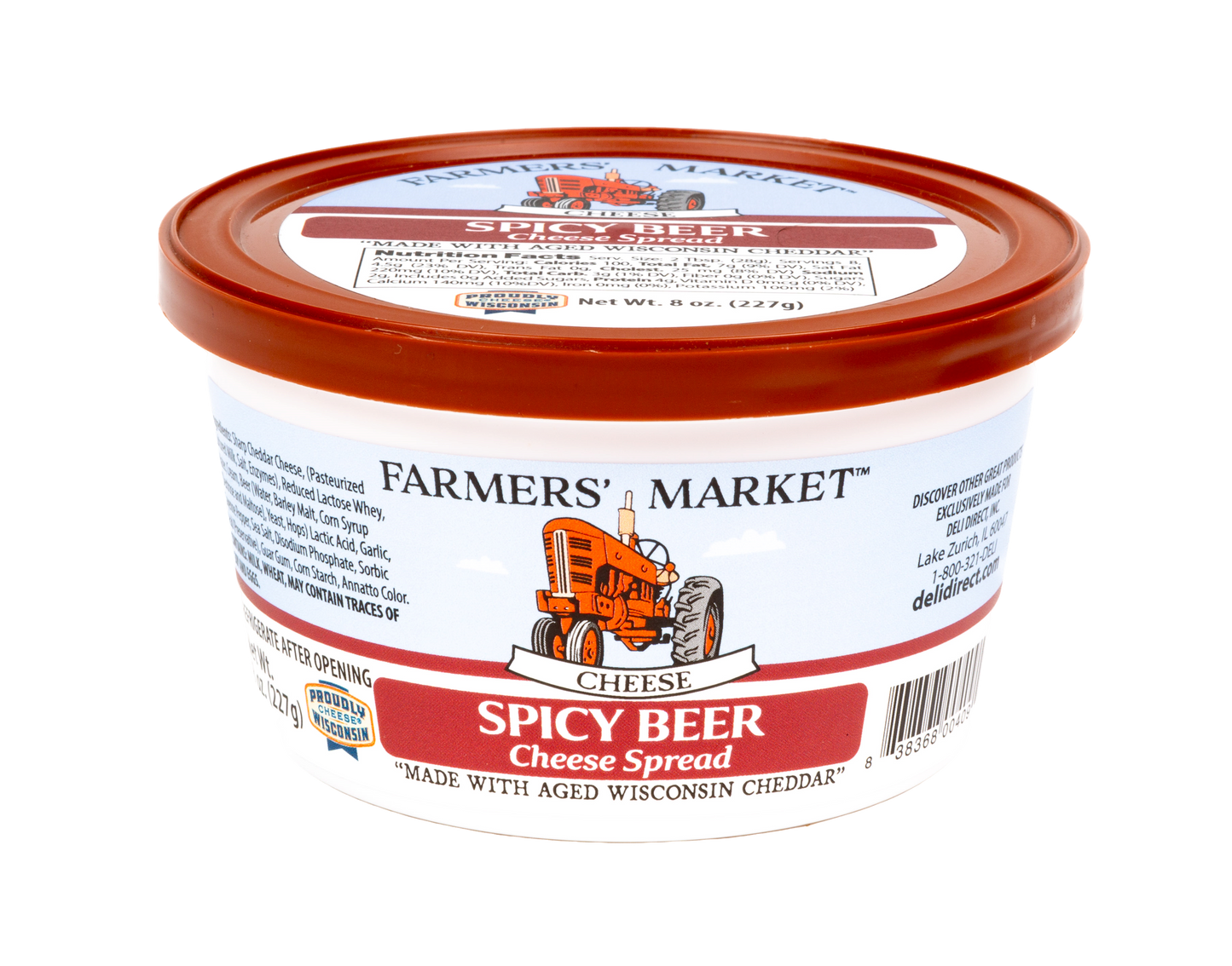 Wisconsin Cheese Spread Farmers Market Shelf Stable 8oz