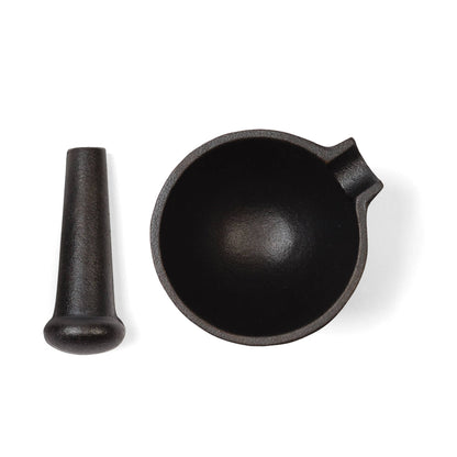 Fox Run Cast Iron Mortar and Pestle, 3.5"